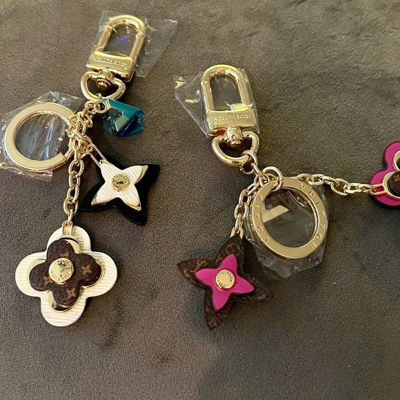 LV Gold and Multicolor Keychains - Picture 2 of 6